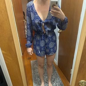 Long sleeve romper